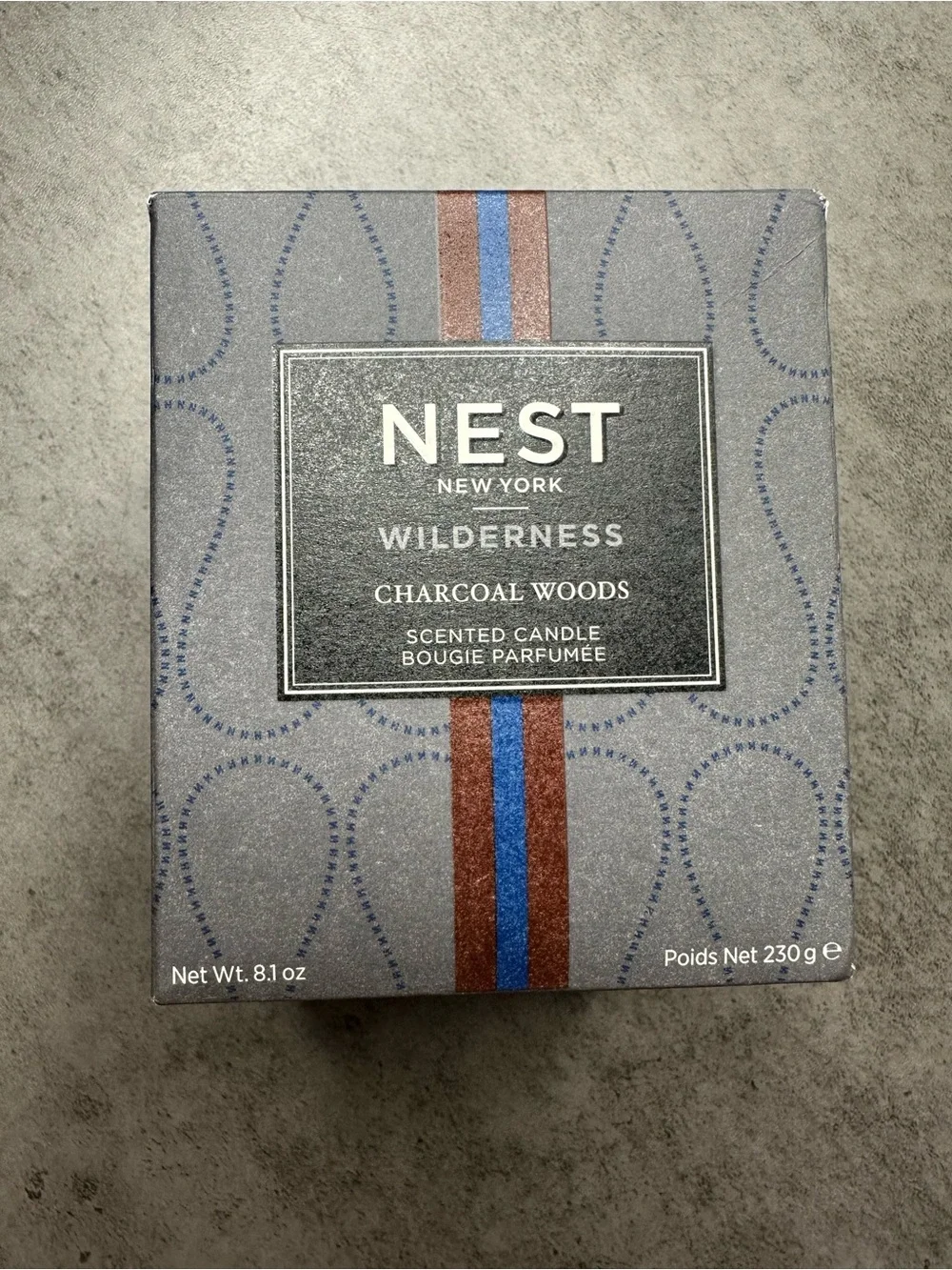 NEST New York Wilderness Charcoal Woods 8.1 oz Scented Candle New in Box